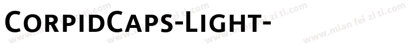 CorpidCaps-Light字体转换