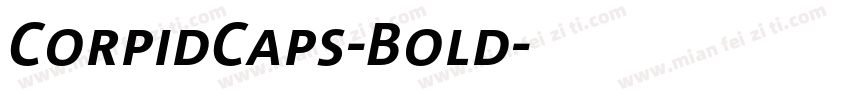 CorpidCaps-Bold字体转换
