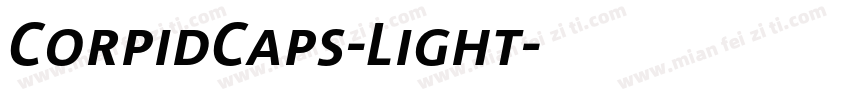 CorpidCaps-Light字体转换