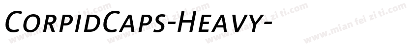 CorpidCaps-Heavy字体转换