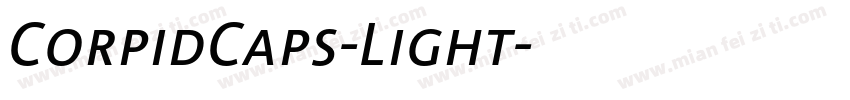 CorpidCaps-Light字体转换