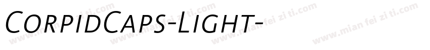 CorpidCaps-Light字体转换