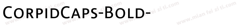 CorpidCaps-Bold字体转换