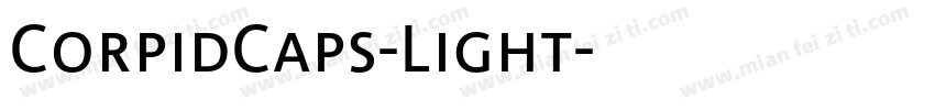 CorpidCaps-Light字体转换