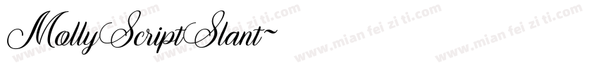 MollyScriptSlant字体转换