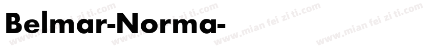Belmar-Norma字体转换