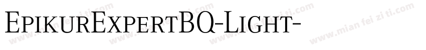 EpikurExpertBQ-Light字体转换