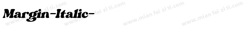 Margin-Italic字体转换
