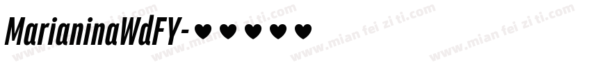 MarianinaWdFY字体转换