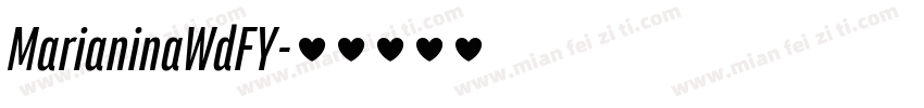 MarianinaWdFY字体转换