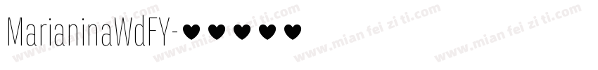 MarianinaWdFY字体转换
