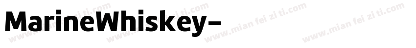 MarineWhiskey字体转换