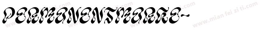 PermanentMarke字体转换