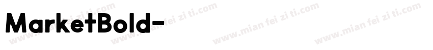 MarketBold字体转换