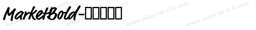 MarketBold字体转换