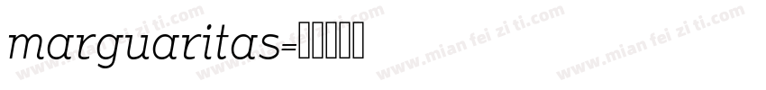 marguaritas字体转换
