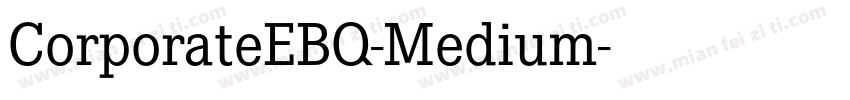 CorporateEBQ-Medium字体转换
