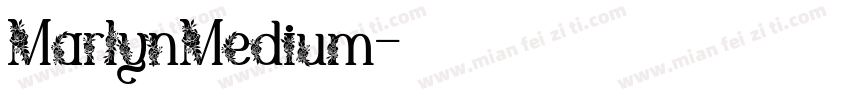 MarlynMedium字体转换
