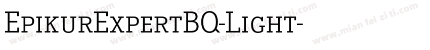 EpikurExpertBQ-Light字体转换