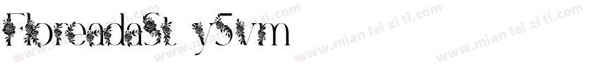 FloreadaSt-y5vm字体转换