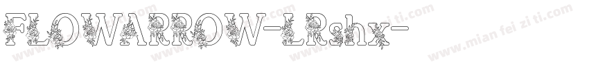 FLOWARROW-LRshx字体转换
