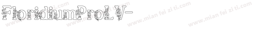 FloridiumProLV字体转换