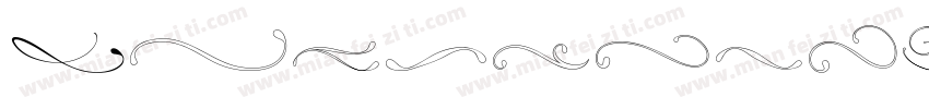 FlourishesAndFancies-Az8L字体转换