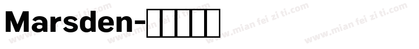 Marsden字体转换