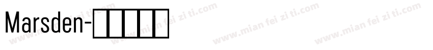Marsden字体转换