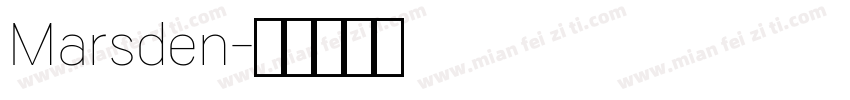 Marsden字体转换