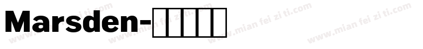 Marsden字体转换
