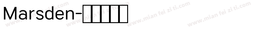 Marsden字体转换