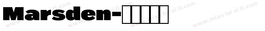 Marsden字体转换