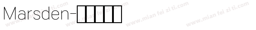 Marsden字体转换