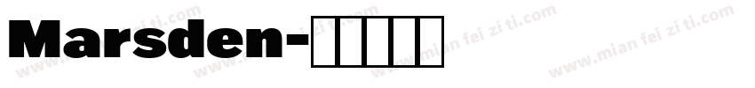 Marsden字体转换