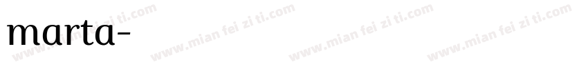 marta字体转换