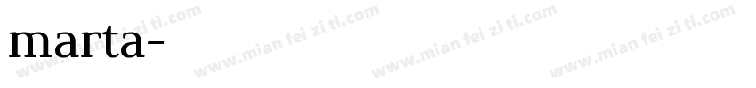marta字体转换