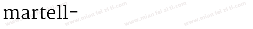 martell字体转换