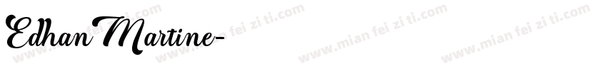 EdhanMartine字体转换