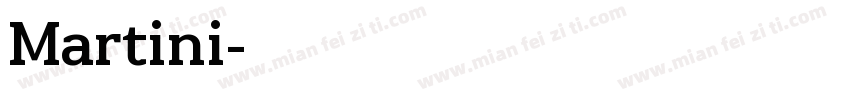Martini字体转换
