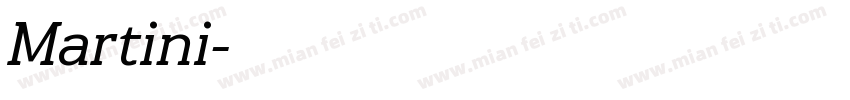 Martini字体转换