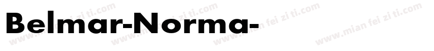 Belmar-Norma字体转换