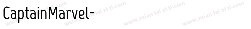 CaptainMarvel字体转换
