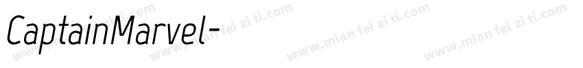 CaptainMarvel字体转换