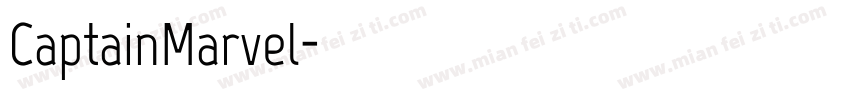 CaptainMarvel字体转换