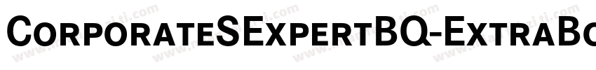 CorporateSExpertBQ-ExtraBoldOsF字体转换