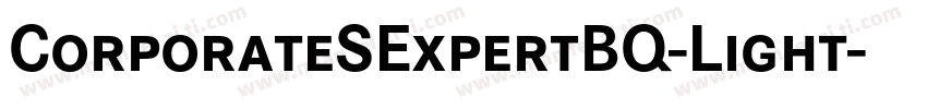 CorporateSExpertBQ-Light字体转换