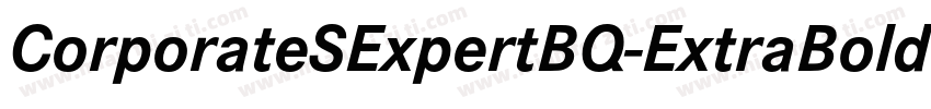 CorporateSExpertBQ-ExtraBoldOsF字体转换