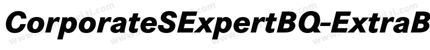 CorporateSExpertBQ-ExtraBoldOsF字体转换