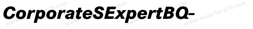 CorporateSExpertBQ字体转换